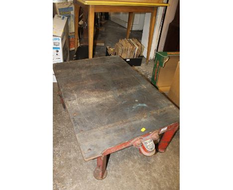 A VINTAGE TUGLIFT TROLLEY