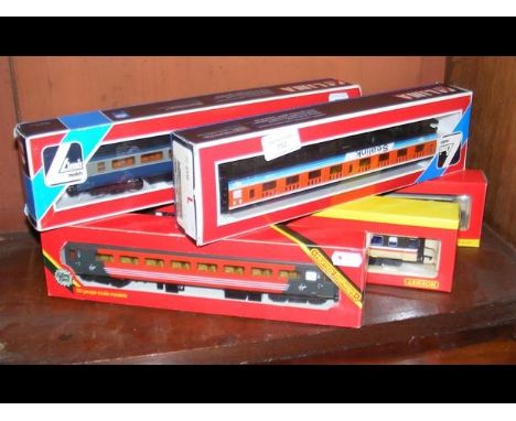 Selection of boxed Lima and Hornby carriages 