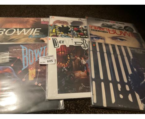 Records : DAVID BOWIE - original album selection and all in superb cond - inc Space Oddity, Rare, Lets Dance, Changes etc (9)