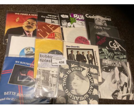 Records : Punk/New Wave - Rare collection of singles inc Bubblegum Splash, Chelsea etc - great condition (17)