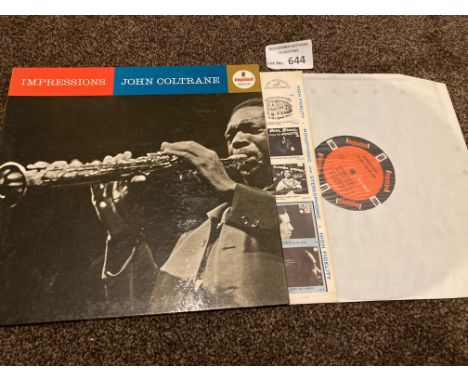 Records: John Coltrane - Impressions - A47 Mono gatefold US issue 1963 - sleeve great vinyl - minor marks - great item