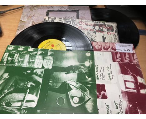 Records: Led Zeppelin II K50008 album plus Rolling Stones Exile on main street double - no postcards - good conditions