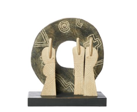 John Maltby (1936 - 2020) Stone Circle  Dimensions: 10 in. (H) x 9.5 in. (W) x 7 in. (D) 