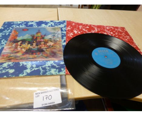 Records : Rolling Stones - UK 1st pressing of 'their satanic majesties request' - 1967 mono + earliest P1 / 1P matrics - 3d g