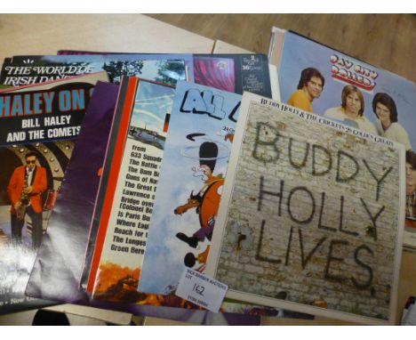 Records : Eclectic mix of 40 LP's mostly vg/exc condition inc. Stewart, Michael, Jackson, Cat Stevens some barely played