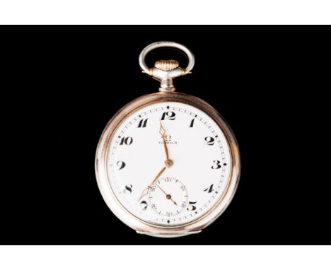 Omega pocket watch, GenÃ©ve.  Silver case 0.800 Factory number 6951655. The turn of the 19th and 20th century. 4,7 cm. The wa