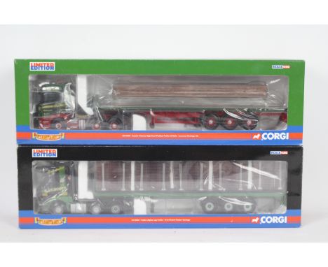 Corgi - A pair of boxed Corgi Limited Edition 1:50 scale diecast trucks from the Corgi 'Hauliers of Renown' series. Lot consi