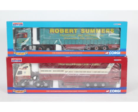 Corgi - A pair of boxed Corgi Limited Edition 1:50 scale diecast trucks from the Corgi 'Hauliers of Renown' series. Lot consi