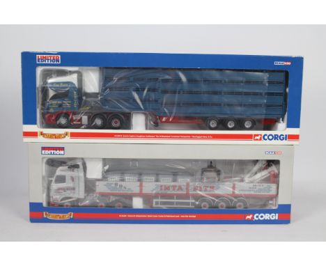 Corgi - A pair of boxed Corgi Limited Edition 1:50 scale diecast trucks from the Corgi 'Hauliers of Renown' series. Lot consi