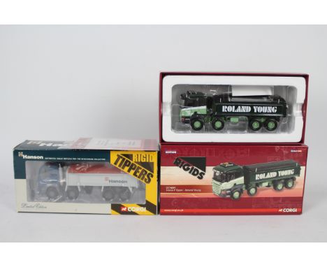 Corgi - Two boxed Corgi Limited Edition 1:50 scale diecast trucks from Corgi's 'Rigid' series. Lot consists of CC11804 DAF 85