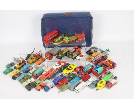 Matchbox, Corgi, Husky, Lone Star, Others - Approximately 50 unboxed diecast and plastic model vehicles in various scales, ho
