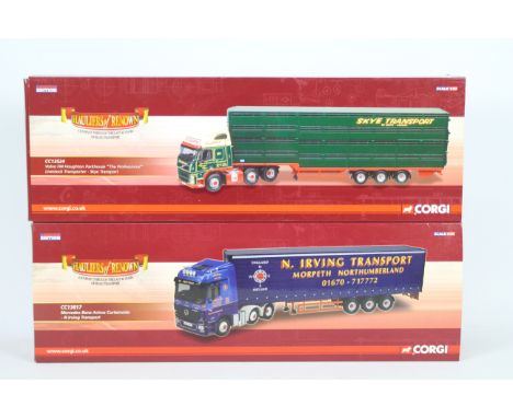 Corgi - A couple of boxed Corgi Limited Edition 1:50 scale diecast trucks from the Corgi 'Hauliers of Renown' series. Lot con