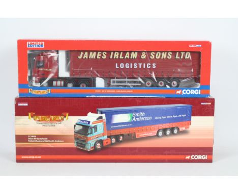 Corgi - A brace of boxed Corgi Limited Edition 1:50 scale diecast trucks from the Corgi 'Hauliers of Renown' series. Lot cons