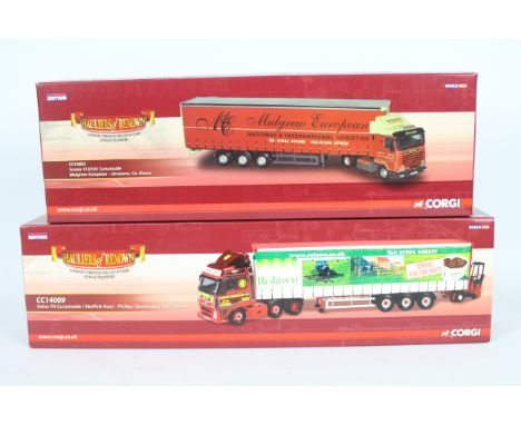 Corgi - A pair of boxed Corgi Limited Edition 1:50 scale diecast trucks from the Corgi 'Hauliers of Renown' series. Lot consi