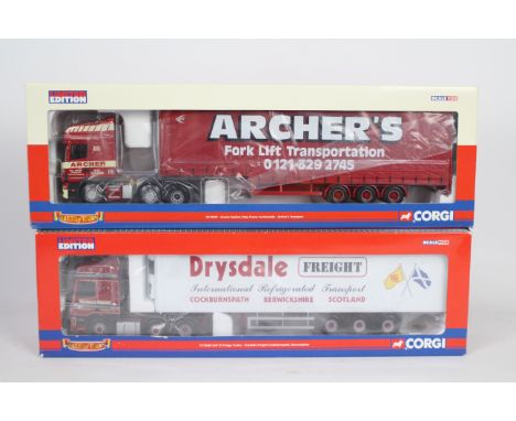 Corgi - A pair of boxed Limited Edition 1:50 scale diecast trucks from the Corgi 'Hauliers of Renown' series. Lot consists of