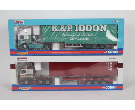 Corgi - A pair of boxed Corgi Limited Edition 1:50 scale diecast trucks from the Corgi 'Hauliers of Renown' series. Lot consi
