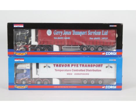 Corgi - Two boxed 1:50 scale Limited Edition diecast trucks from Corgi's 'Hauliers of Renown' series. Lot consists of CC13412