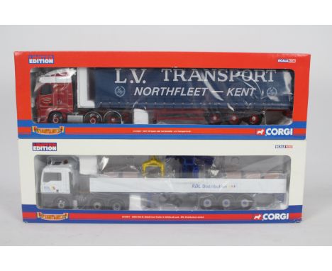 Corgi - A pair of boxed Corgi Limited Edition 1:50 scale diecast trucks from the Corgi 'Hauliers of Renown' series. Lot consi