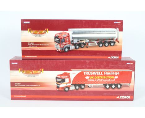 Corgi - Two boxed Corgi Limited Edition 1:50 scale diecast trucks from the Corgi 'Hauliers of Renown' series. Lot consists of