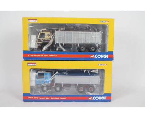 Corgi - Two boxed Corgi Limited Edition 1:50 scale diecast trucks from Corgi's 'Rigid' series. Lot consists of CC13605 DAF CF