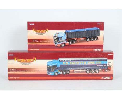 Corgi - A pair of boxed Corgi Limited Edition 1:50 scale diecast trucks from the Corgi 'Hauliers of Renown' series. Lot consi