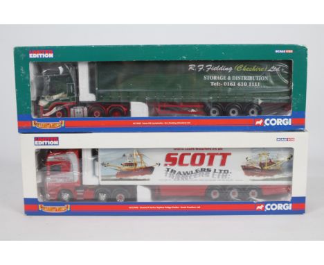 Corgi - A pair of boxed Corgi Limited Edition 1:50 scale diecast trucks from the Corgi 'Hauliers of Renown' series. Lot consi