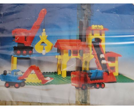 An original vintage 1970's Lego set No. 360 ' Gravel Quarry .' Vendor assures us set is 100% complete (unchecked by us). Come