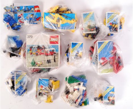 A good collection of 12x assorted vintage Lego Legoland sets - all Town related. Vendor assures us all are 100% complete (but
