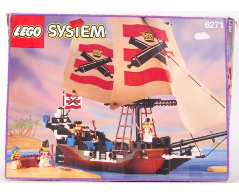 An original boxed vintage Lego System series " Imperial Flagship " set no. 6271 from the Pirates range. Vendor assures us set