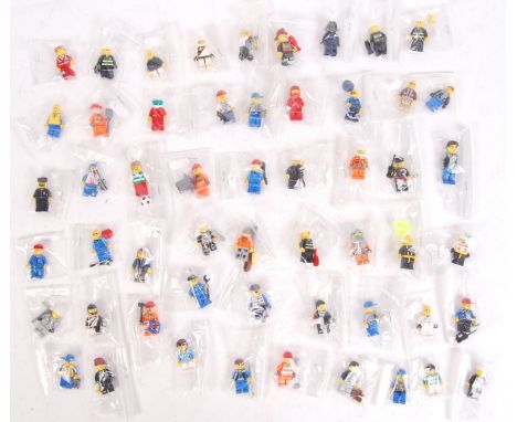 A mixed collection of approx 50x vintage &amp; contemporary Lego Minifigures from various series'. Figures to include; scient
