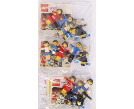Three vintage 1970's Lego, Lego Homemaker Family sets. All sets with their original instructions & re-bagged. Unboxed.   The 