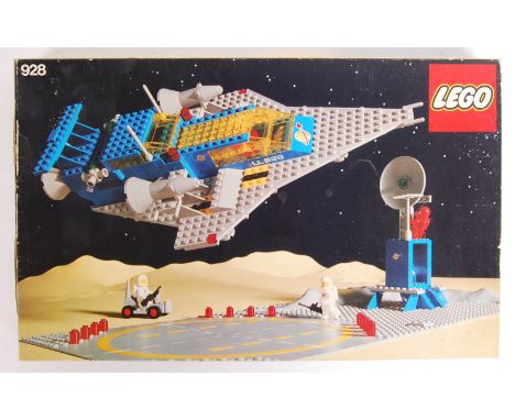 An original vintage c1979 Lego Legoland Space set 928 ' Galaxy Explorer '. Presumed complete (but is unchecked by us), within