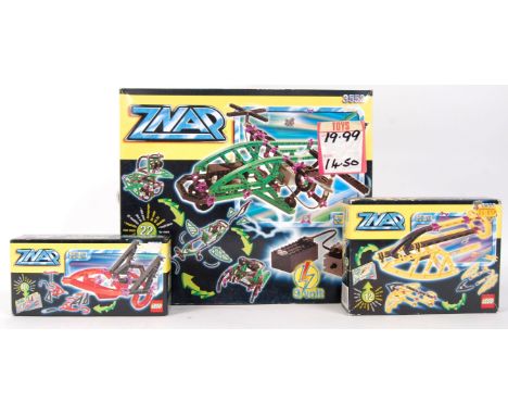 A collection of 3x vintage boxed Lego Znap sets to include model no.3552 , no.3503 and no.3532. All boxes being factory seale