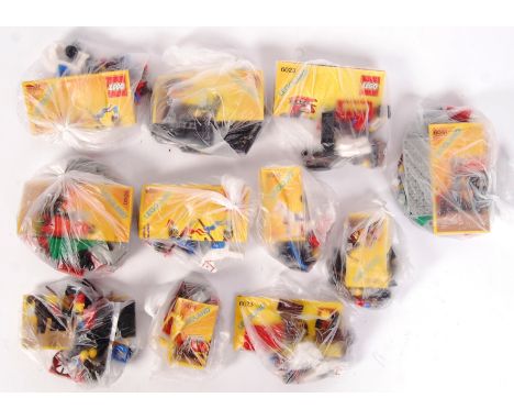 A good collection of 11x vintage 1980's / 1990's Lego ' Knights ' series sets. Vendor assures us each set is complete, and ha