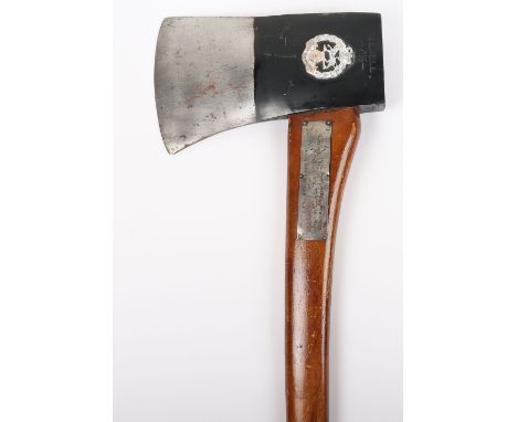 Royal Hampshire Regiment / Wessex Brigade Presentation Pioneers Axe, interesting large pioneers pattern axe with a black pain