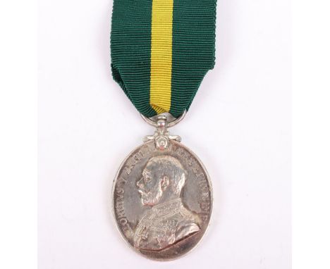 George V Territorial Force Efficiency Medal to the 9th (Cyclist) Battalion Hampshire Regiment, awarded to “355128 PTE. (L.CPL