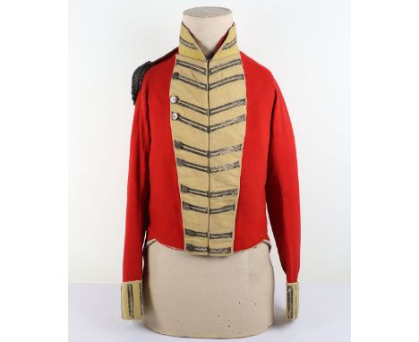 Rare Georgian Junior Battalion Company Officers Short Tailed ‘Service’ Coatee of the 26th (Cameronian) Regiment, c1810-1822/2