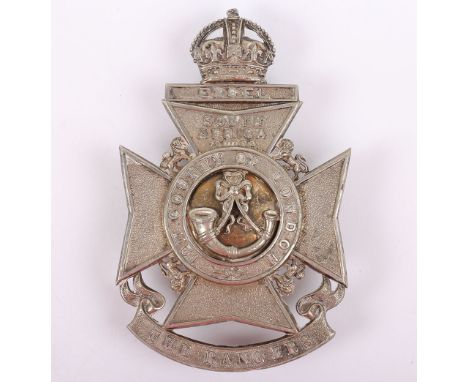 12th County of London Battalion ‘The Rangers’ Officers Pouch Badge, fine quality officers silvered pouch badge with crown ove