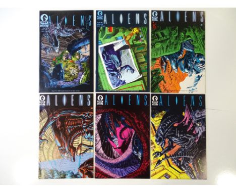 ALIENS #1, 2, 3, 4, 5, 6 - (6 in Lot) - (1988/89 - DARK HORSE) - Complete 6 issue limited series run - ALL First Printings - 