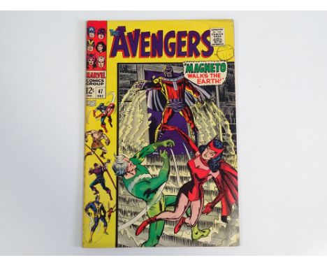 AVENGERS #47 - (1968 - MARVEL - UK Cover Price) - First appearance of Dane Whitman who will become the 'new' Black Knight (du