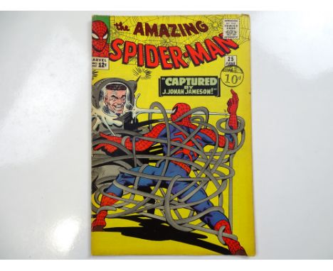 AMAZING SPIDER-MAN #25 - (1965 - MARVEL - UK Cover Price) - First appearance of Mary Jane Watson (though her face is not show