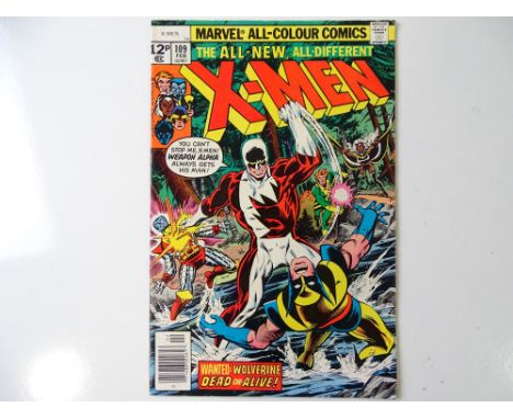 UNCANNY X-MEN #109 - (1978 - MARVEL - UK Price Variant) - First appearance of Vindicator (aka Guardian, called Weapon Alpha h