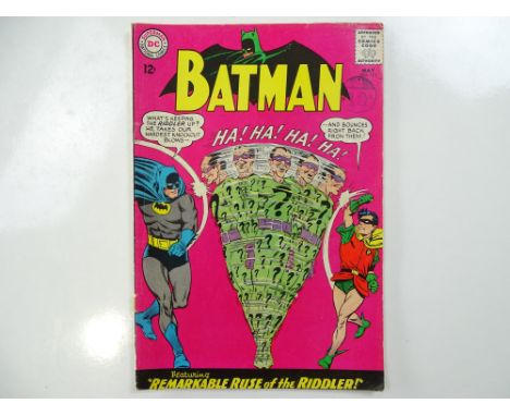 BATMAN #171 - (1965 - DC - UK Cover Price) - First Silver Age appearance of the Riddler, his first appearance since 1948 + Tr