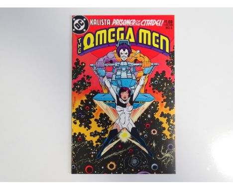 OMEGA MEN #3 - (1983 - DC) - First appearance of Lobo - Keith Giffen cover and interior art - Flat/Unfolded - a photographic 