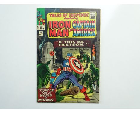 TALES OF SUSPENSE # 70 (1965 - MARVEL - Pence Copy) - Titanium Man appearance - Jack Kirby cover and layouts with George Tusk