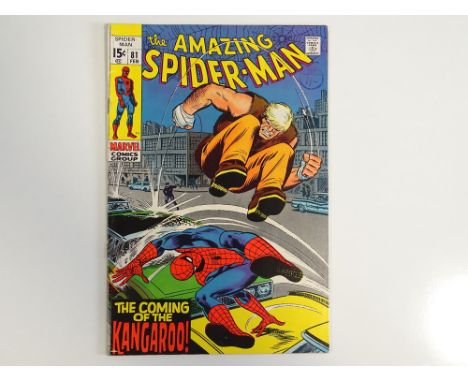 AMAZING SPIDER-MAN #81 - (1966 - MARVEL - UK Cover Price) - Origin and First appearance of Kangaroo - John Romita Sr. with Jo