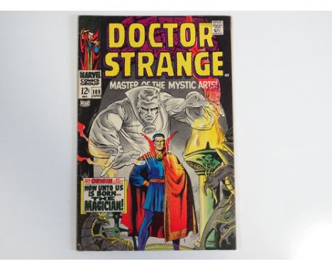 DOCTOR STRANGE #169 - (1968 - MARVEL - UK Cover Price) - Doctor Strange's First appearance in his own title - Dan Adkins cove