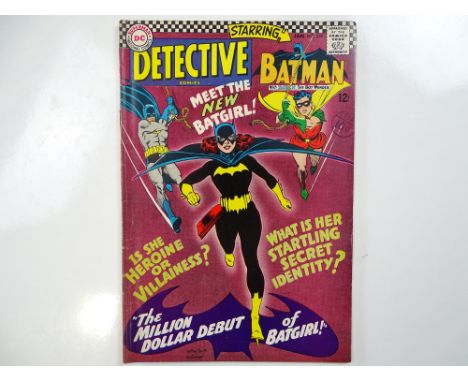 DETECTIVE COMICS: BATMAN #359 - (1967 - DC - UK Cover Price) - First appearance and origin of fan-favourite Batgirl (Barbara 