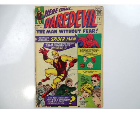 DAREDEVIL #1 - (1964 - MARVEL - UK Price Variant) - First appearance of Daredevil (blind attorney Matt Murdock) + First appea