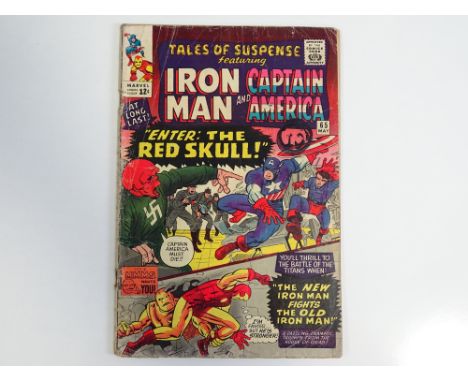 TALES OF SUSPENSE #65 - (1965 - MARVEL - UK Cover Price) - First Silver Age appearance of The Red Skull - Jack Kirby cover wi